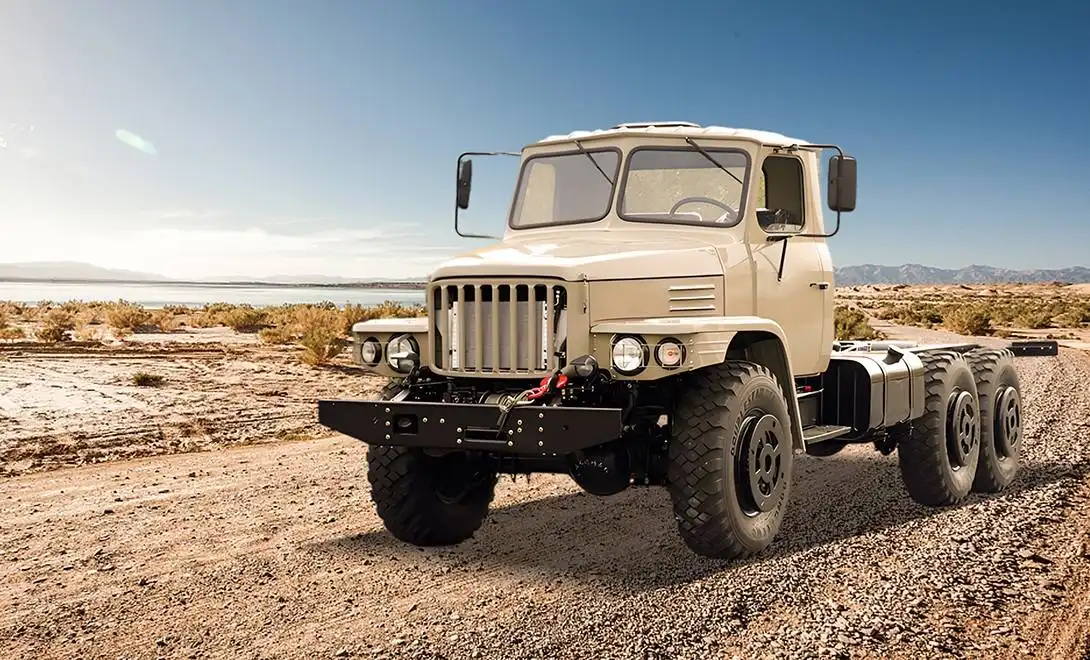 6x6 truck chassis with central tire inflation system 6x6 truck chassis with central tire inflation system
