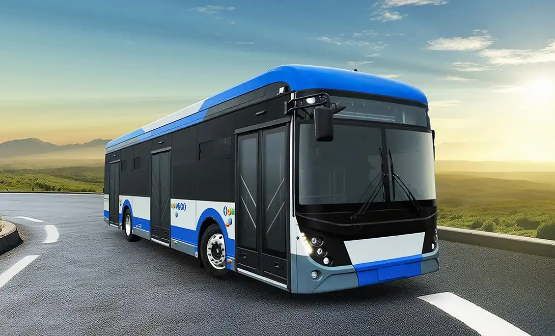 Three door 12m electric city bus Three door 12m electric city bus