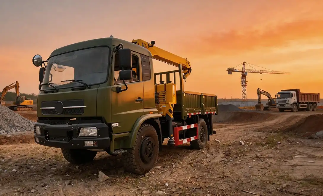 Engineering-grade off-road crane truck Engineering-grade off-road crane truck